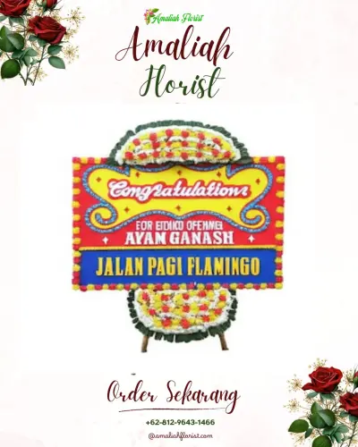 Bunga Papan Congratulation di Werdi